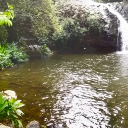 el salto waterfalls and a pond